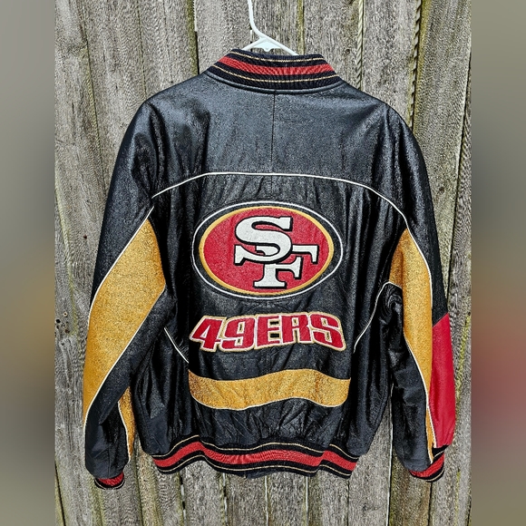 S.F. 49ers XL 100% Leather Jacket - Picture 2 of 4
